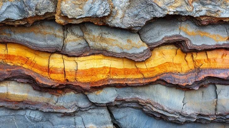 Abstract layered landscape representing a calm progression path
